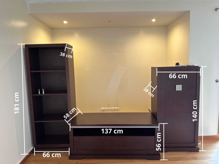 Conjunto de móveis de TV