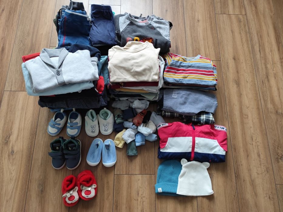 Paczka ubranek dla chłopca r. 80