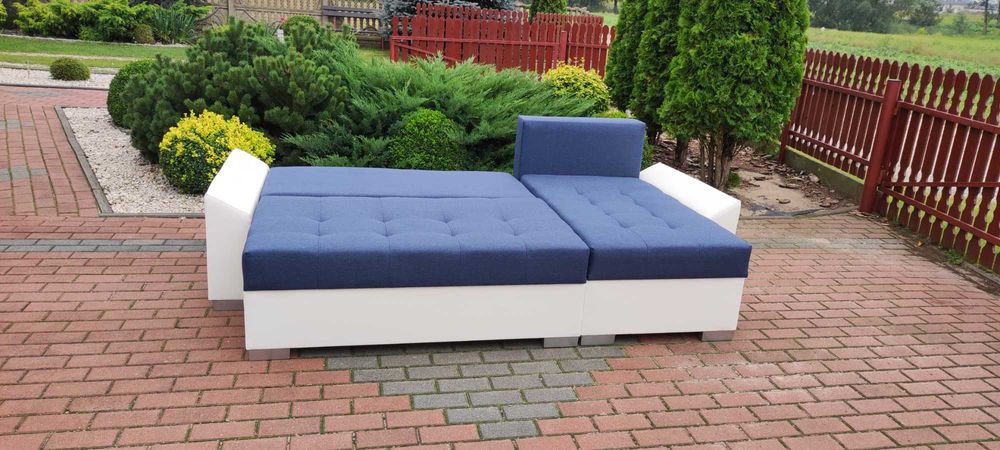 Kanapa Mateo z bokami. Narożnik z funkcją spania