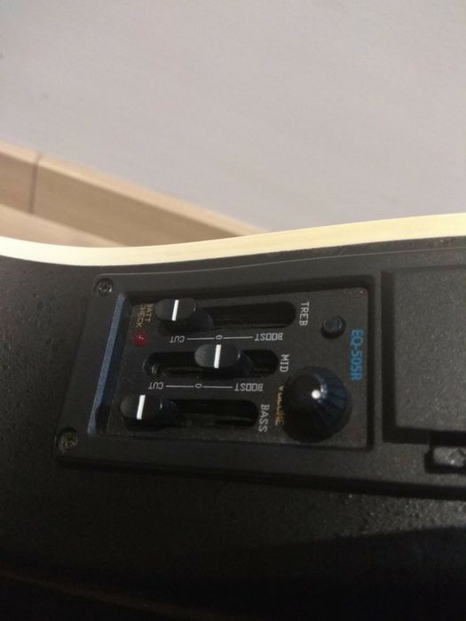 Violão elétrico com certificado de autenticidade impecável.