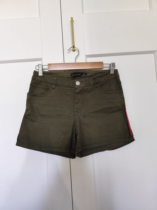 Szorty spodenki jeansowe dżinsowe khaki