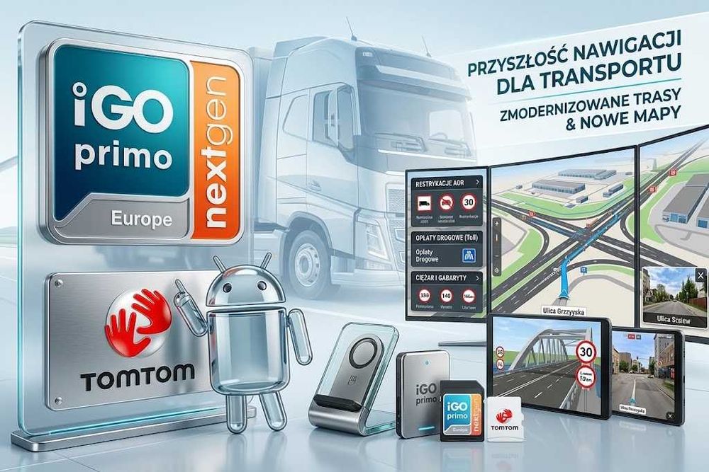 Igo Primo, TomTom, Sygic Truck - Komplet Najnowsze 2026.Q1