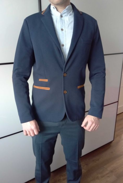 marynarka męska casual, Ombre rozmiar M