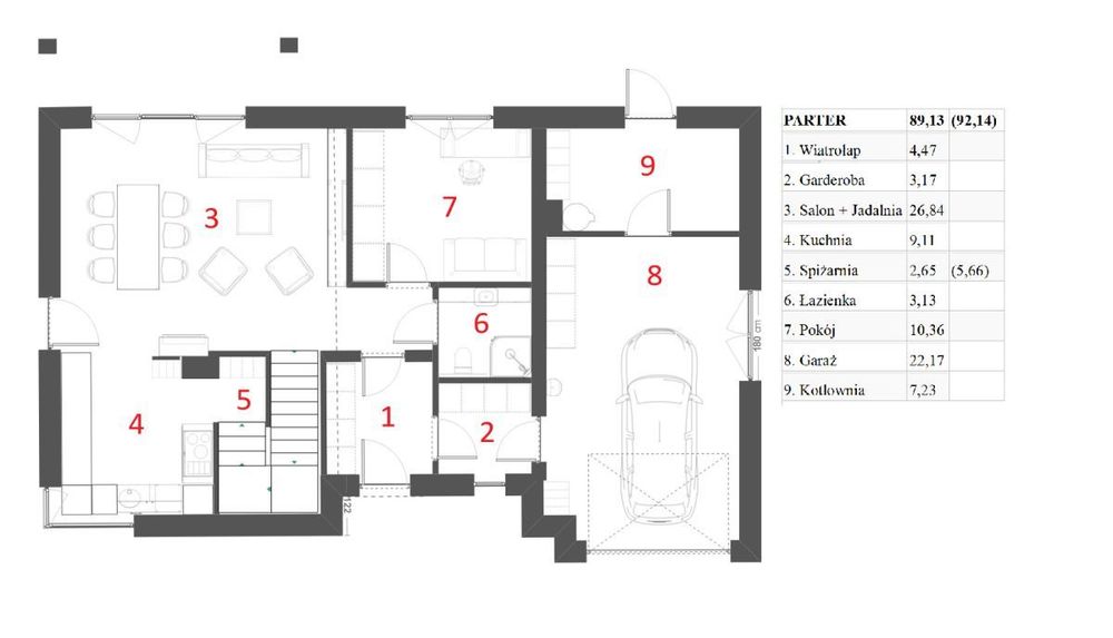 Dom wolnostojący | 162 m² | Centrum Gdów