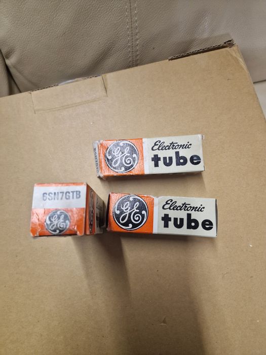 Valvulas general eletric 6sn7gtb