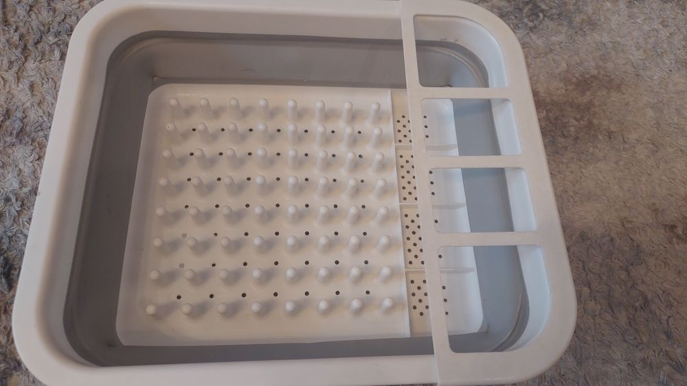 Silikonowa składana  suszarka do naczyń