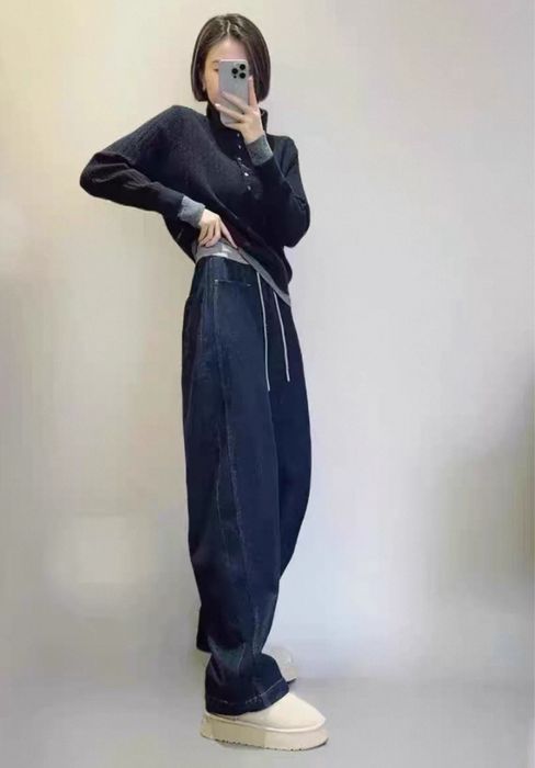 Джинси утеплені oversize