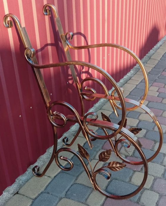 Боковини для лавки  Ковані вироби Садова лавочка лавка скамейка стіл дашок