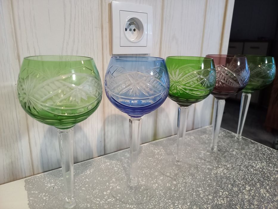 Kieliszki Kielichy Kryształowe oryginał Kolekcjonerskie Huta Irena