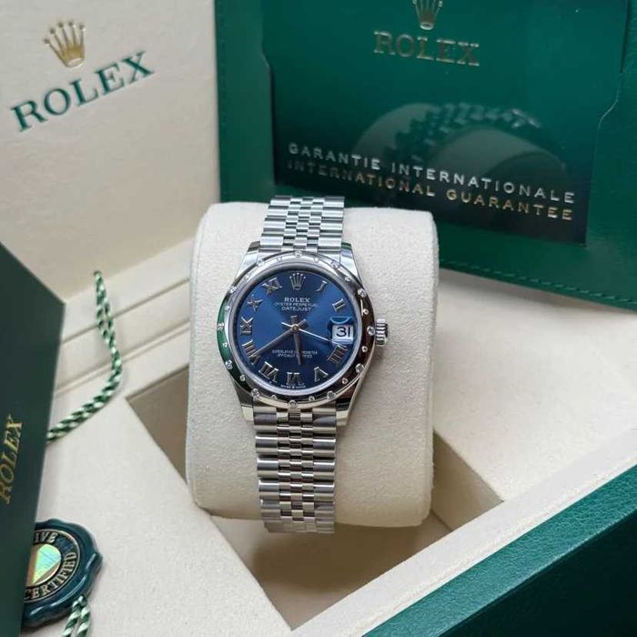 Rolex Lady Datejust REF 278344RBR-00 Blue Dial Jubelee Nowy 2025rok