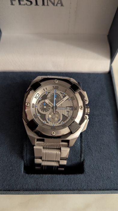 Часы Festina F16350 chronograph, годинник хронограф Іспанія