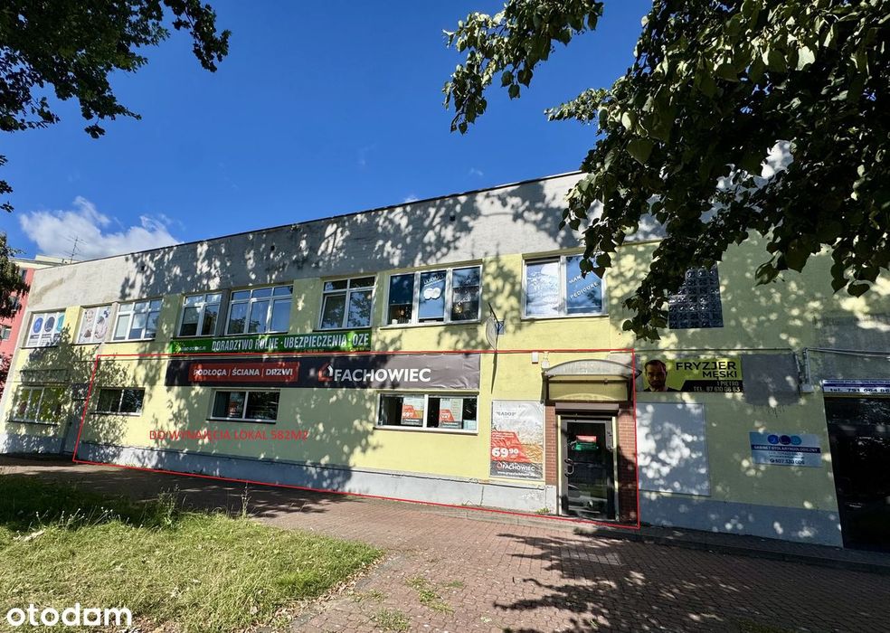 Wynajmę lokal 582m2 LUB CZĘŚĆ LOKALU, parter, ul. Toruńska, z rampą