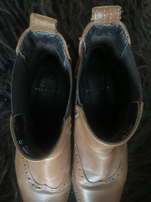Botki damskie Pat Calvin Freeflex 38 skórzane 24 cm