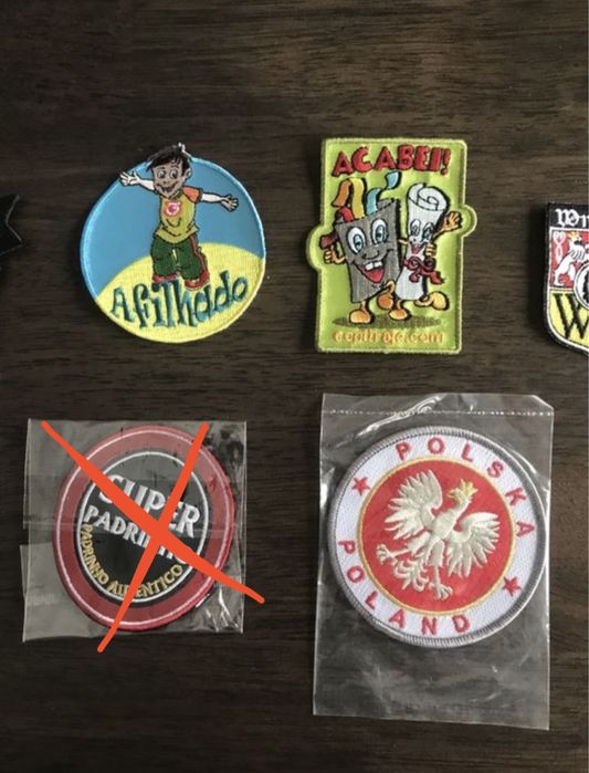Emblemas patches / crachás académicos de tecido