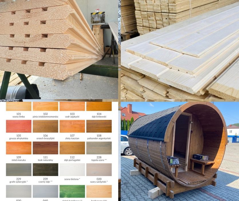 Podbitka listwy wykonczeniowe deska elewacyjna deska tarasowa kantowki