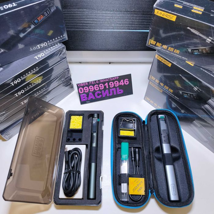 Alientek T 90 B  PD 140W  Розумний паяльник FNIRSI HS - 02 A - B Запаковані!