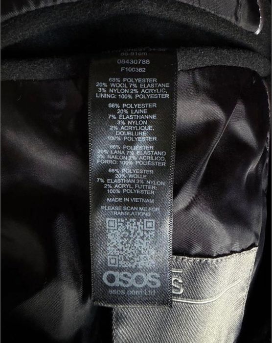 Чоловіче пальто тепле ASOS