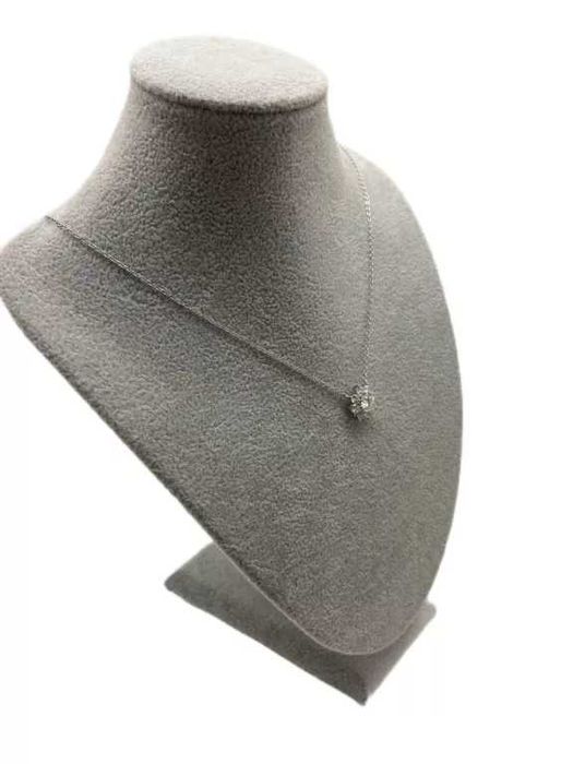 Śliczny Srebrny Łańcuszek z Moissanitem 3,21G P,925