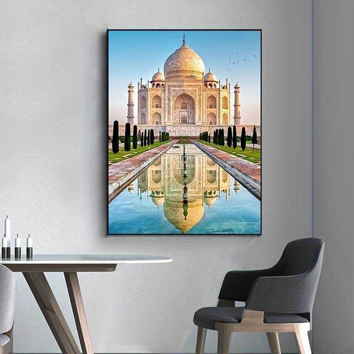 5D DIY Haft diamentowy Indie, Tadż Mahal