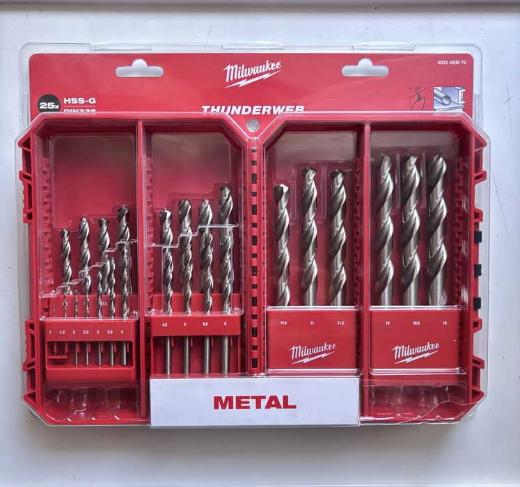 Zestaw wierteł do metalu Milwaukee
