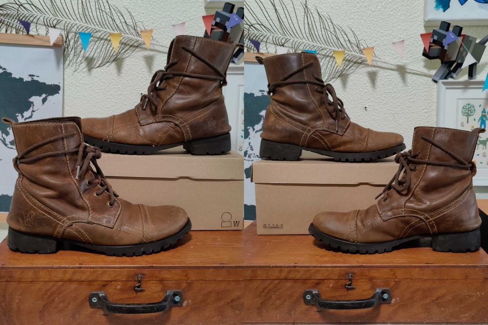 Botas pele bovino FLY London, 40