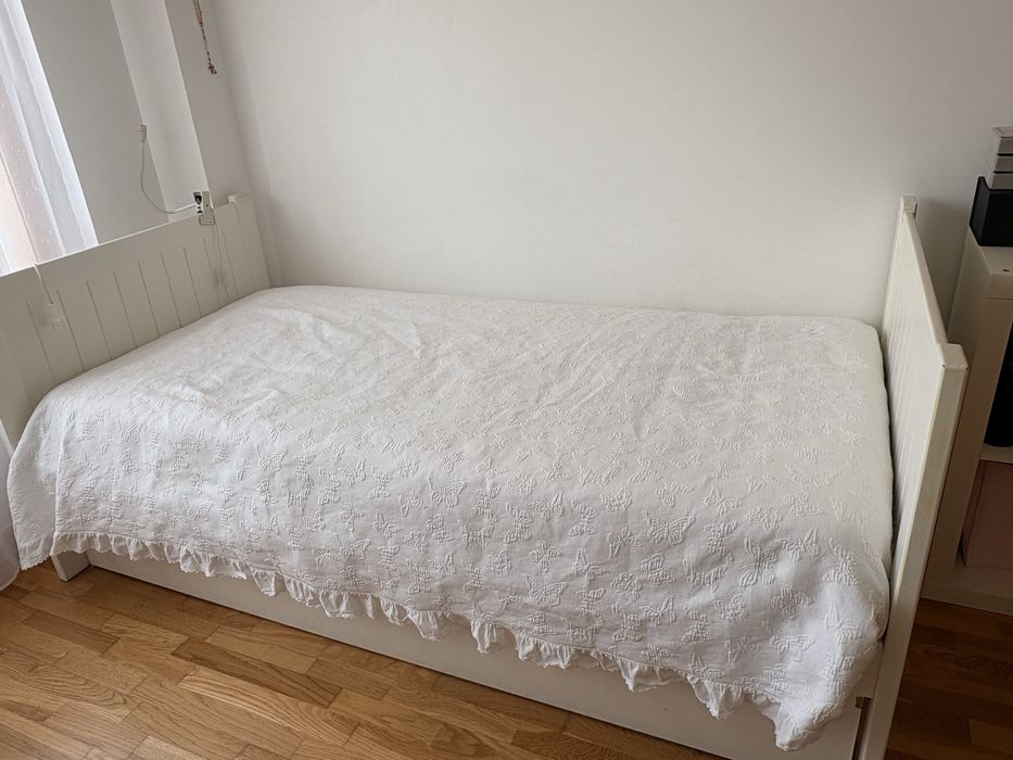 Cama solteiro com 2.ª cama gavetão