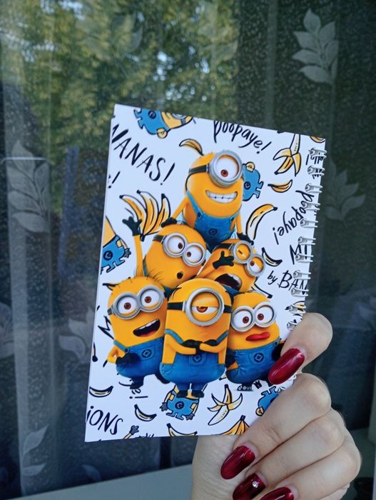 Блокнот Minions А6 з чистими аркушами