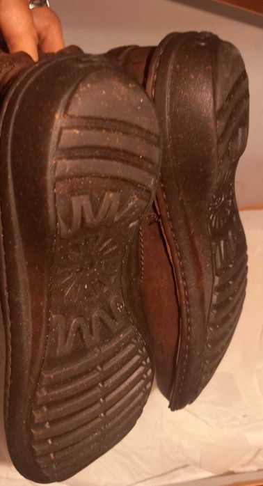 Сапоги UGG нат кожа, нат мех,  24см
