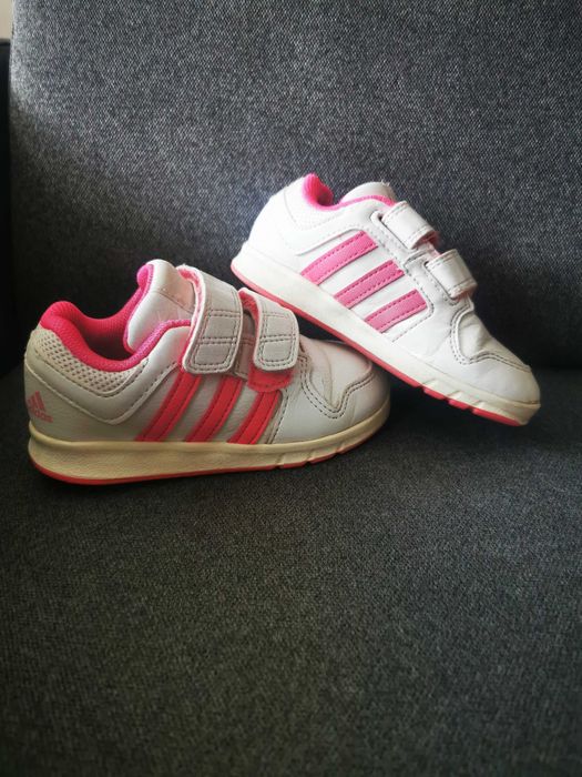 Adidasy białe rozmiar 25 Adidas dziewczęce