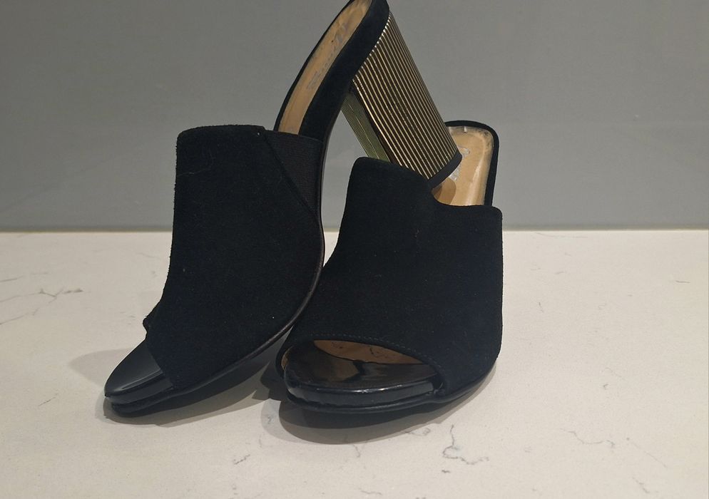Marco Shoes zamsz klapki r. 36
