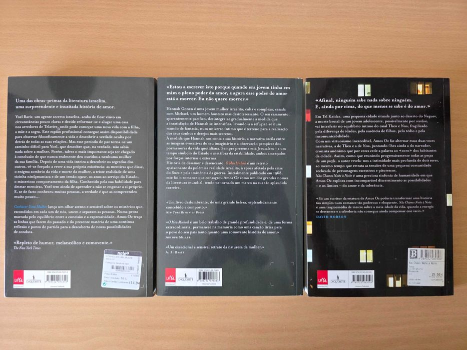 3 romances de Amos Oz