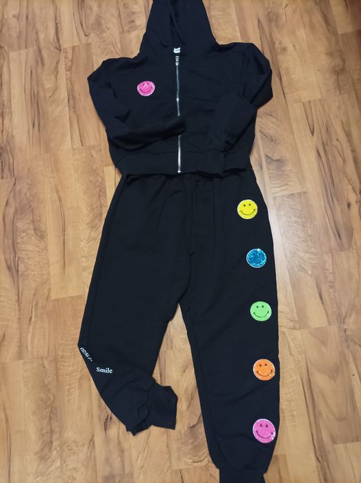 Dres bawełniany buzka bluza na zamek