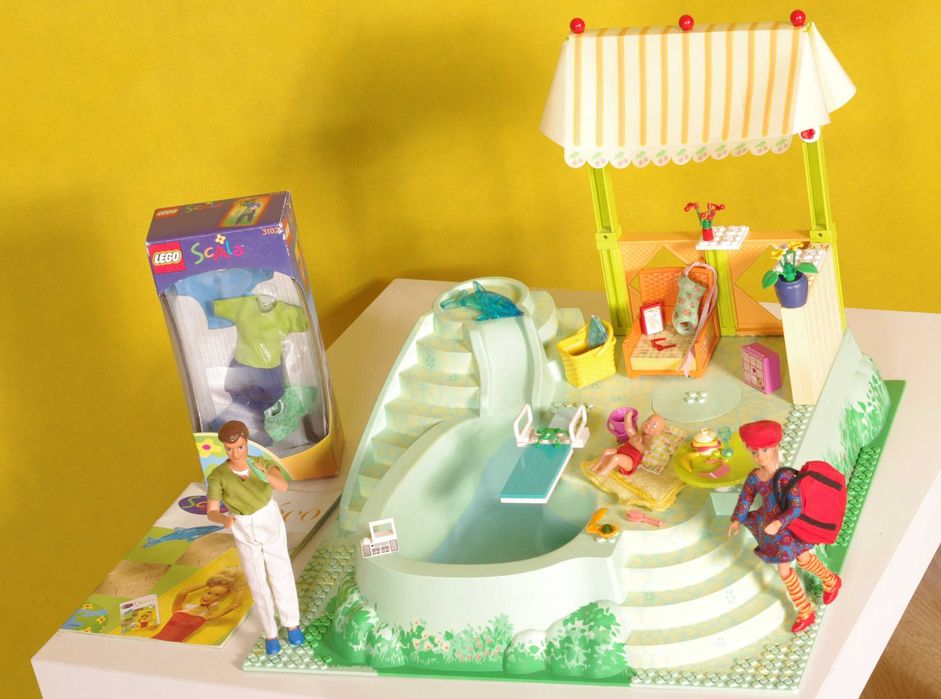 lego scala basen 3117 unikat 2000 rok