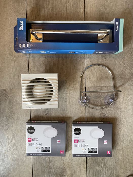 Conjunto de acessorios casa banho novos