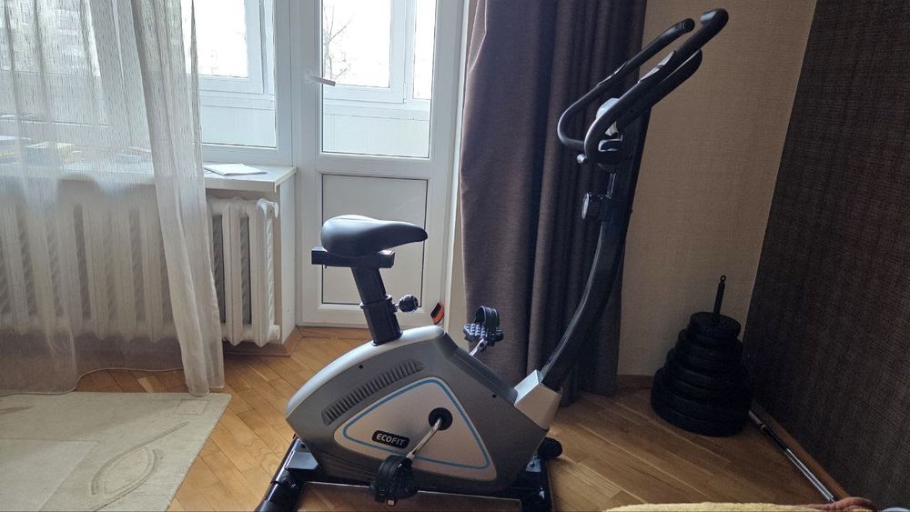 Велотренажер магнітний EcoFit E-607B.