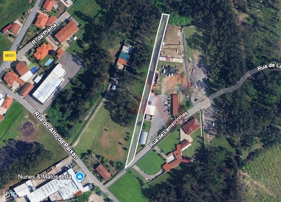 Terreno Rústico com 1.685,23 m2 em Sousela, Lousada