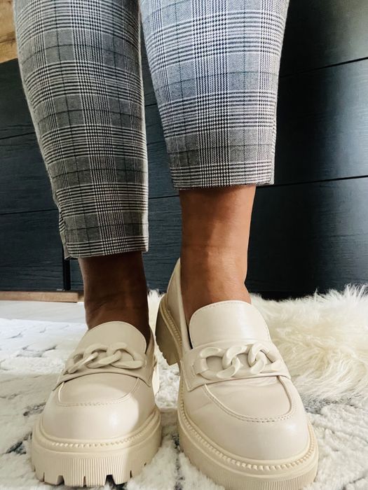 Mokasyny z ozdobną klamrą * seastar * Rozmiar 37