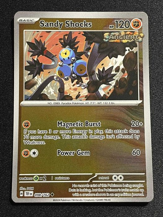 Carta Pokémon Sandy Shocks 98/162 Temporal Forces