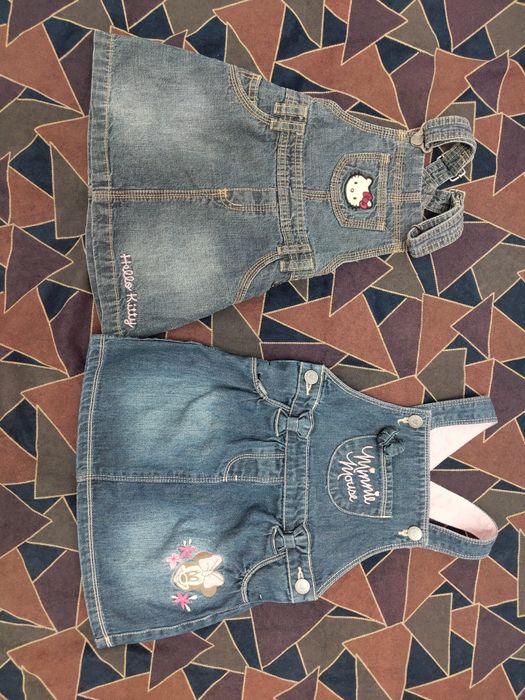 Тепла кофта 18-24 ЄдИнОрІжКа Джинсовий сарафан Мінні Хелоу Кітті спідн