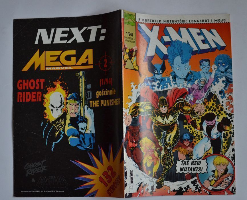 X-men 1/94 Tm semic Komiks Marvel