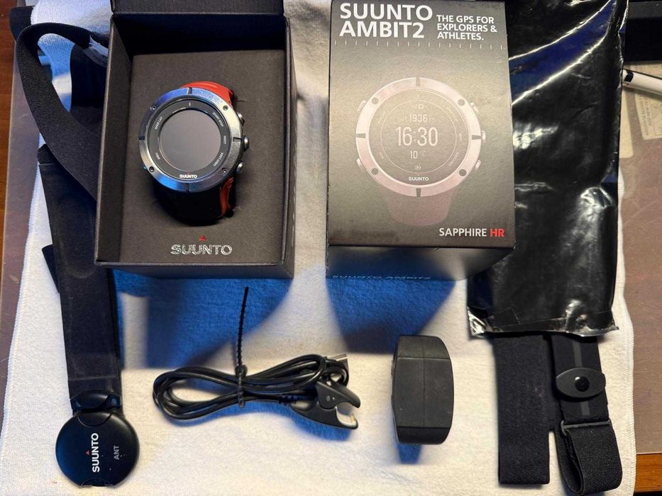 Suunto Ambit2 Sapphire Completo - Como com Acessórios Premium