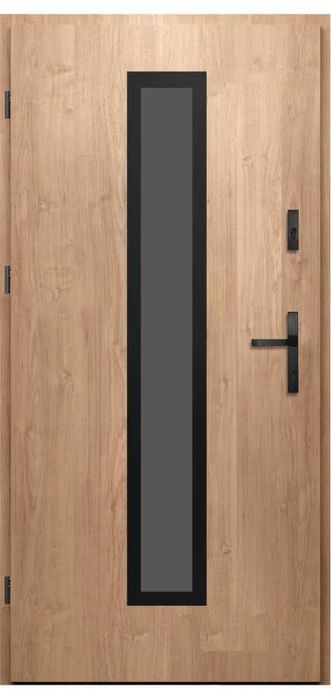 *OD RĘKI Wikęd PRIMA Wzór 12S, 90, Szyba Dark Grey, WOODEC DĄB TURNER, ANTRACYT GŁADKI 0,97, nowe, fabrycznie zapakowane, z gwarancją