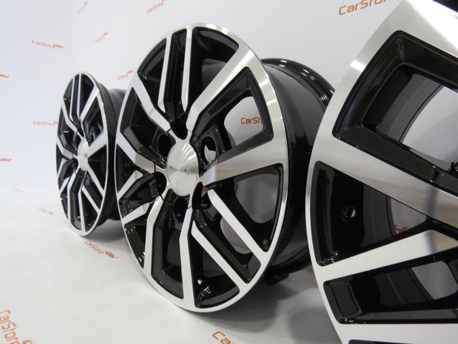 Jantes Look Toyota Hilux 17 x 7.5 et 30 6x139.7 CB106.1 Pretas + Polid