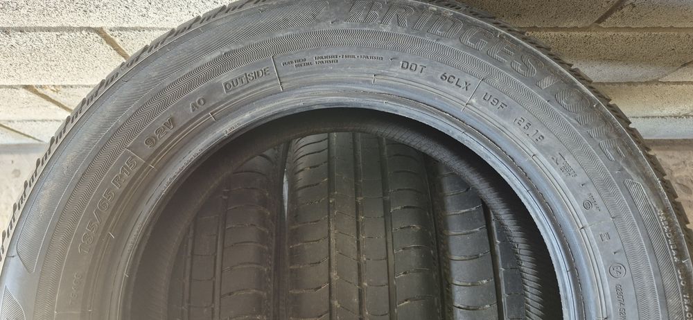 Шини 185/65/R15 BRIDGESTONE 92V літні брігштоне резина колеса літо