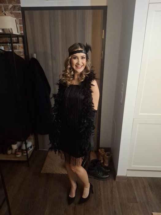 Lata 20 sukienka/strój