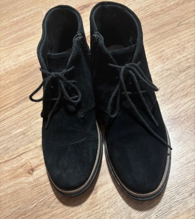 Buty botki zamszowe Clarks 37 23,5cm