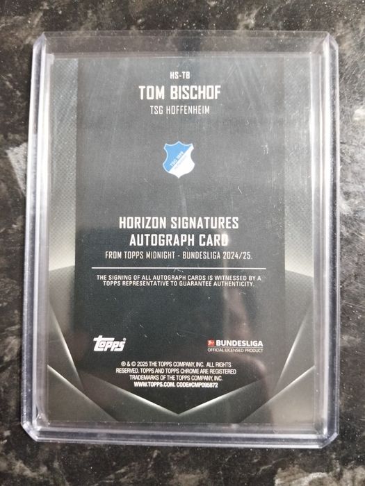 Carta Tom Bischoff Auto numerada a 49