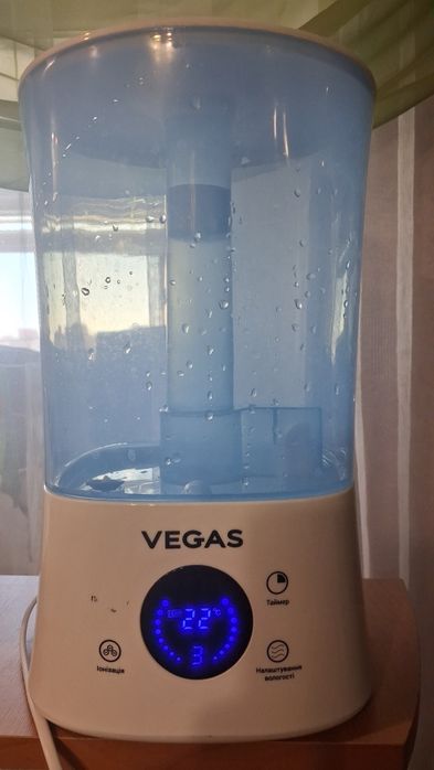 VEGAS.Ультразвуковий зволожувач повітря