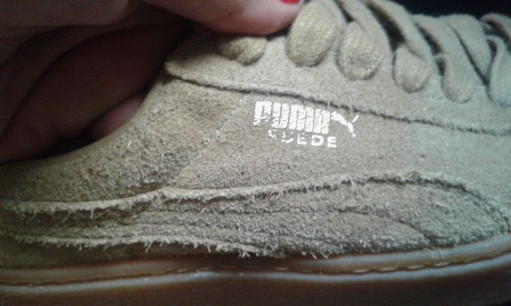 Ténis camurça Puma cor bege