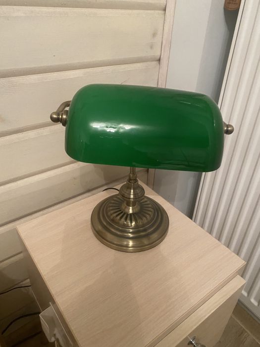 Lampa bourkowa/gabinetowa/bankierska Rabalux - stan bardzo dobry